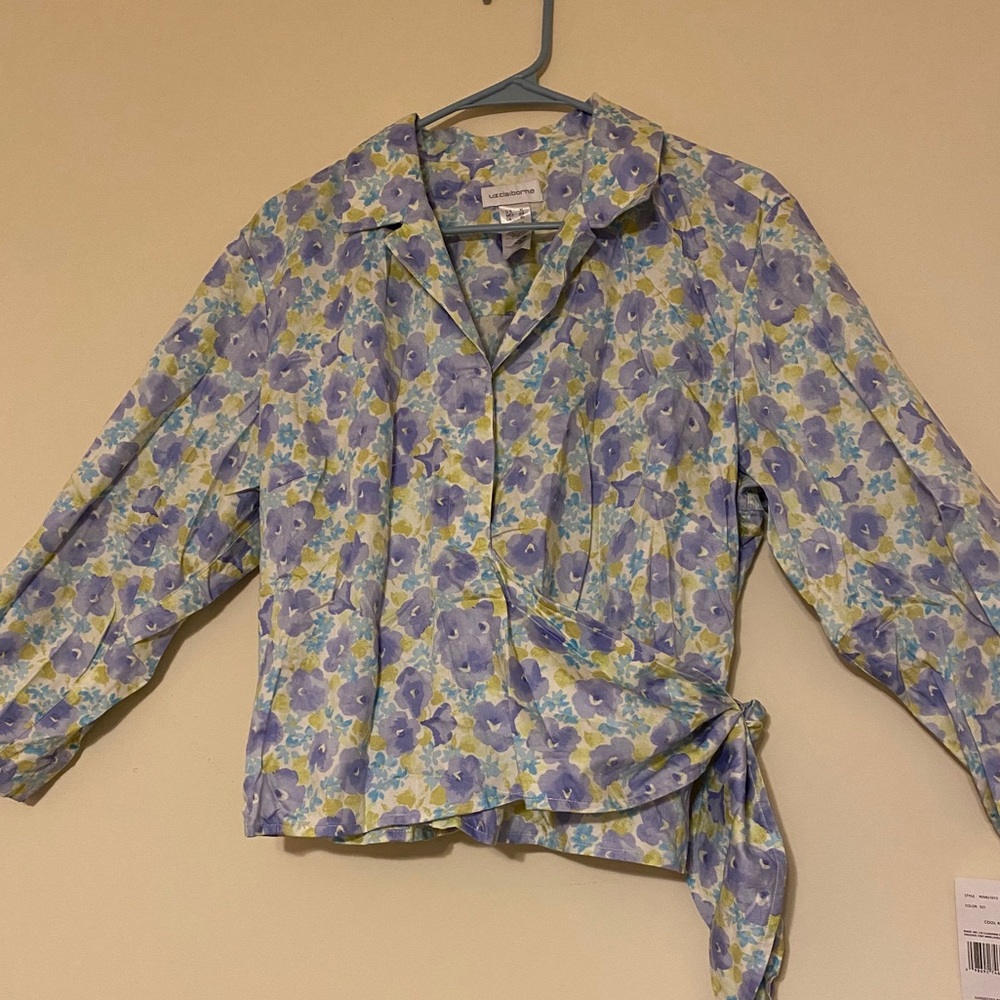 Darling wrap shirt/top - new with tags!